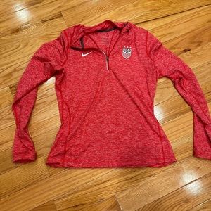 Nike USA Dri fit quarter zip
